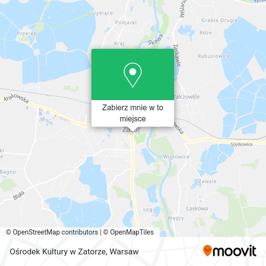 Mapa Ośrodek Kultury w Zatorze