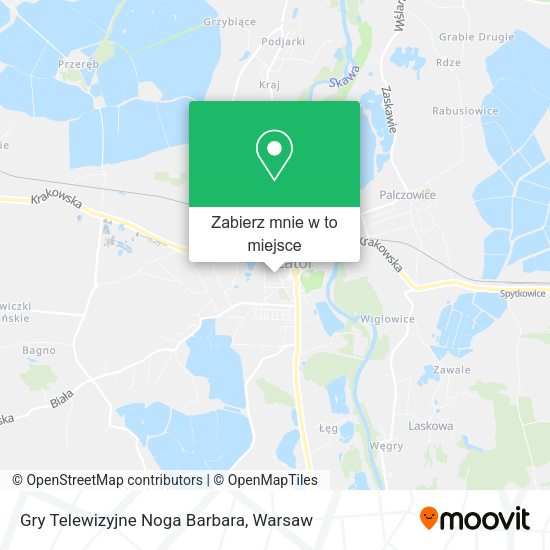 Mapa Gry Telewizyjne Noga Barbara