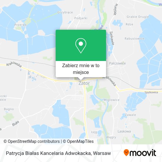 Mapa Patrycja Białas Kancelaria Adwokacka