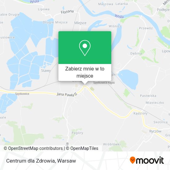 Mapa Centrum dla Zdrowia