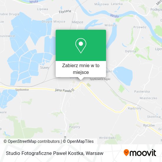 Mapa Studio Fotograficzne Paweł Kostka