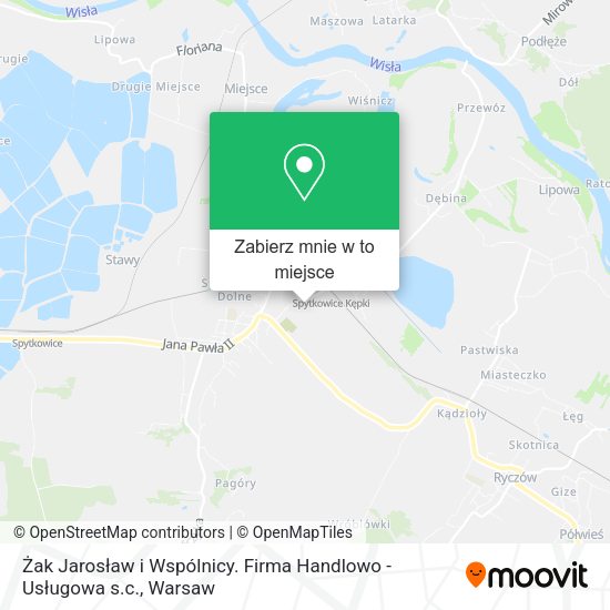 Mapa Żak Jarosław i Wspólnicy. Firma Handlowo - Usługowa s.c.