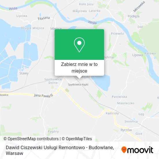 Mapa Dawid Ciszewski Usługi Remontowo - Budowlane