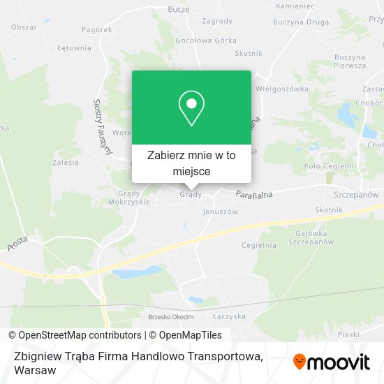 Mapa Zbigniew Trąba Firma Handlowo Transportowa