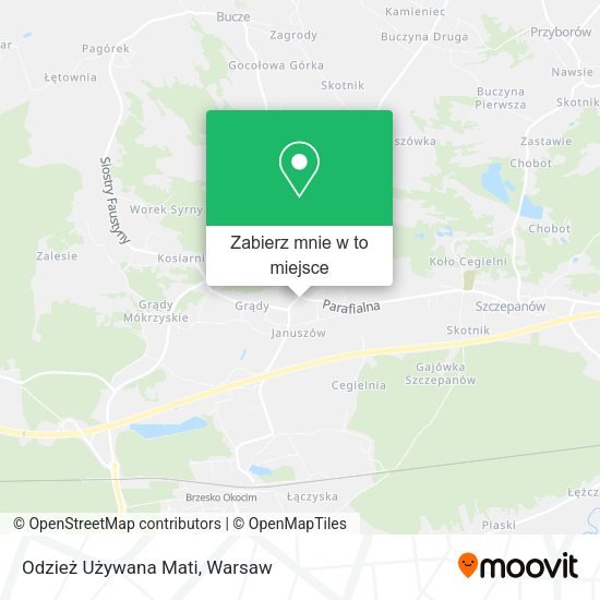 Mapa Odzież Używana Mati