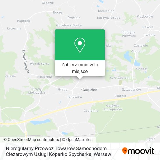 Mapa Nieregularny Przewoz Towarow Samochodem Ciezarowym Uslugi Koparko Spycharka