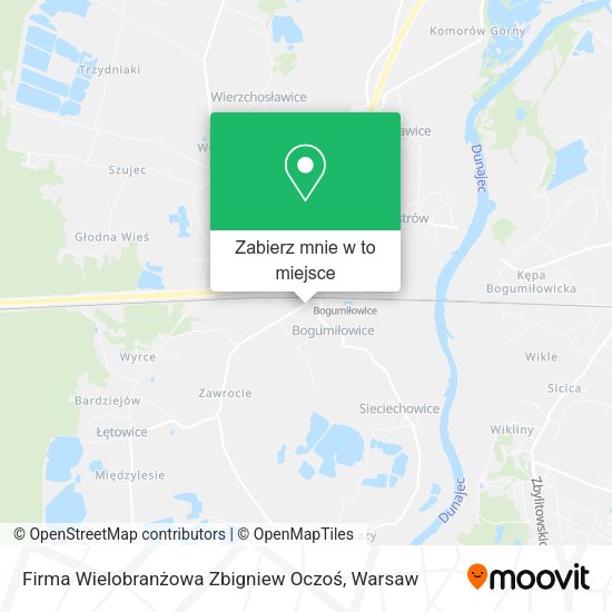 Mapa Firma Wielobranżowa Zbigniew Oczoś