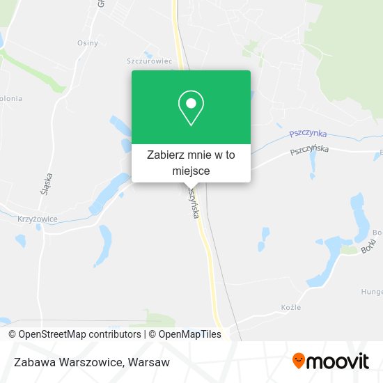 Mapa Zabawa Warszowice