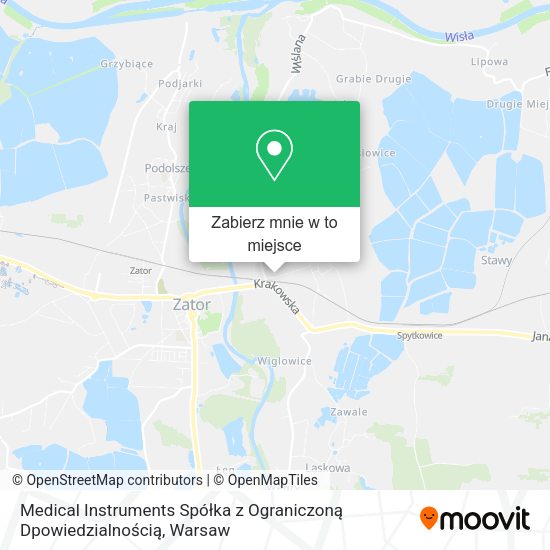 Mapa Medical Instruments Spółka z Ograniczoną Dpowiedzialnością