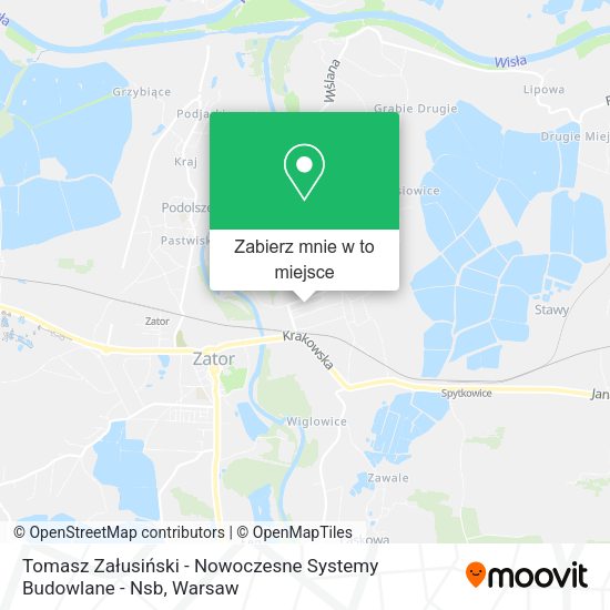 Mapa Tomasz Załusiński - Nowoczesne Systemy Budowlane - Nsb