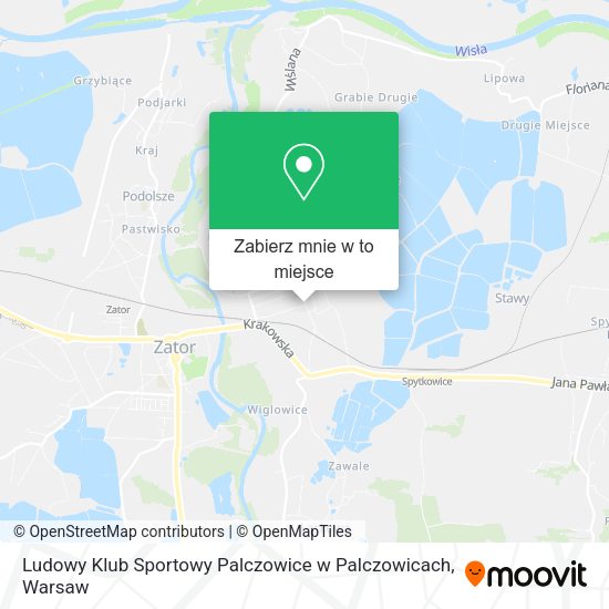 Mapa Ludowy Klub Sportowy Palczowice w Palczowicach