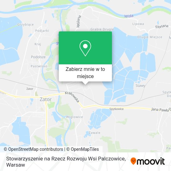 Mapa Stowarzyszenie na Rzecz Rozwoju Wsi Palczowice