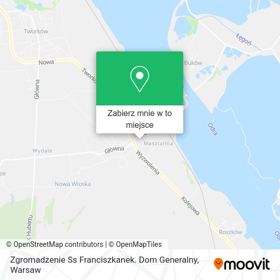 Mapa Zgromadzenie Ss Franciszkanek. Dom Generalny