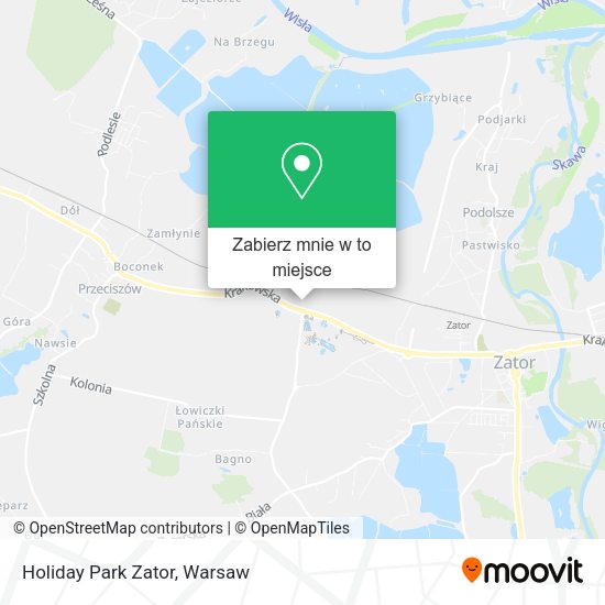 Mapa Holiday Park Zator