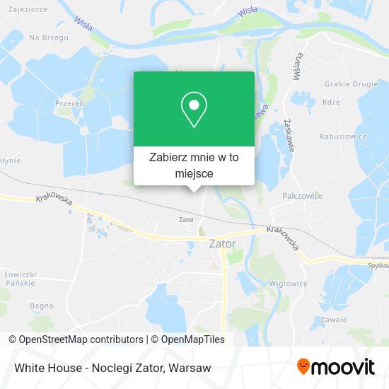 Mapa White House - Noclegi Zator