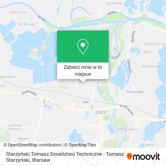 Mapa Starzyński Tomasz Doradztwo Techniczne - Tomasz Starzyński