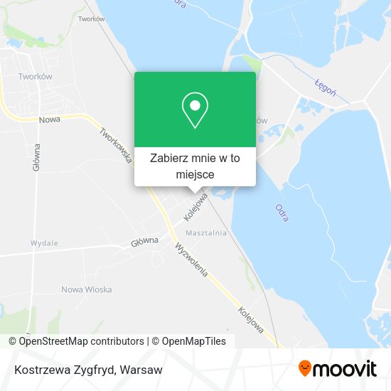 Mapa Kostrzewa Zygfryd