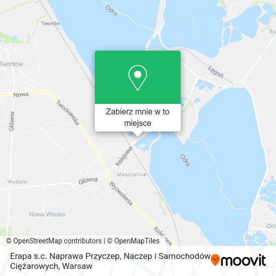 Mapa Erapa s.c. Naprawa Przyczep, Naczep i Samochodów Ciężarowych