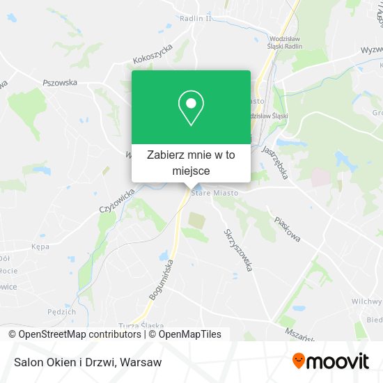 Mapa Salon Okien i Drzwi