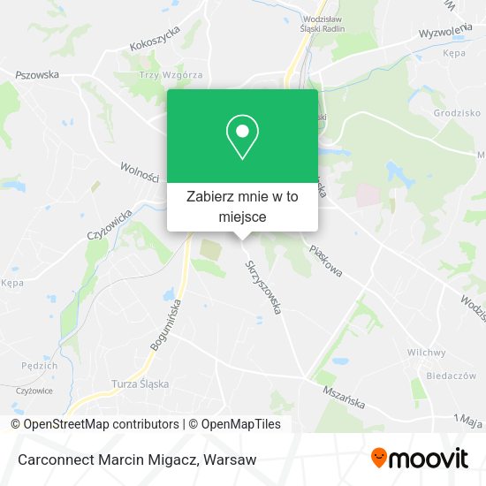 Mapa Carconnect Marcin Migacz