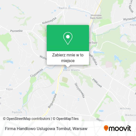 Mapa Firma Handlowo Uslugowa Tombut