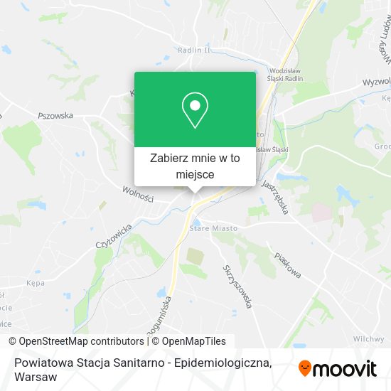 Mapa Powiatowa Stacja Sanitarno - Epidemiologiczna