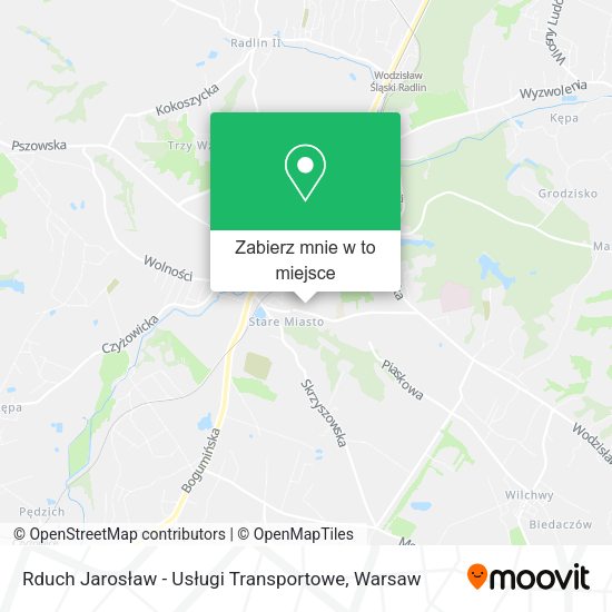 Mapa Rduch Jarosław - Usługi Transportowe