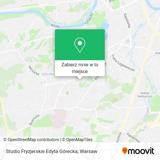 Mapa Studio Fryzjerskie Edyta Górecka