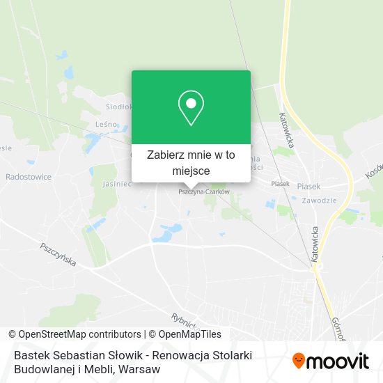 Mapa Bastek Sebastian Słowik - Renowacja Stolarki Budowlanej i Mebli