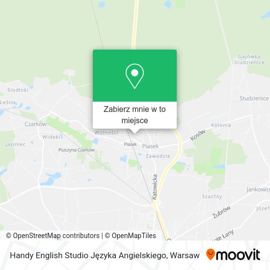 Mapa Handy English Studio Języka Angielskiego