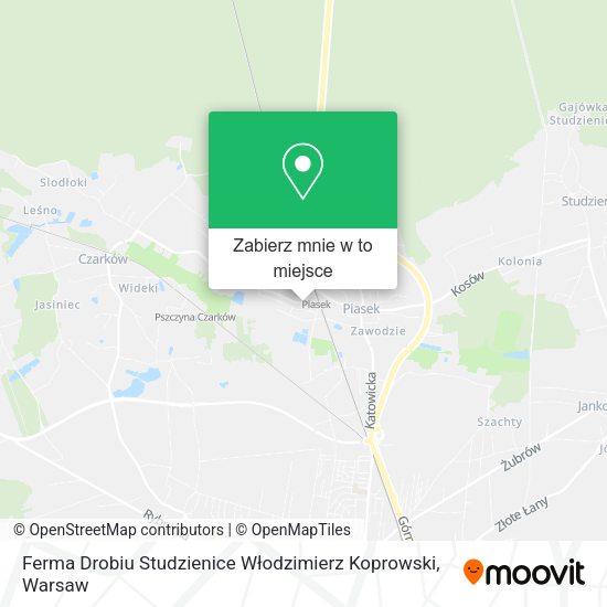 Mapa Ferma Drobiu Studzienice Włodzimierz Koprowski