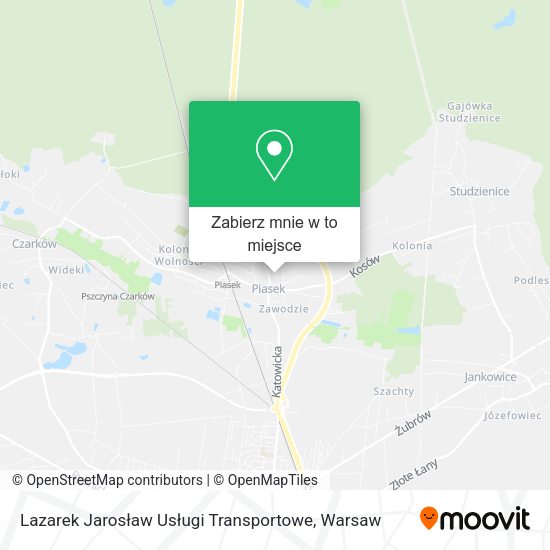 Mapa Lazarek Jarosław Usługi Transportowe