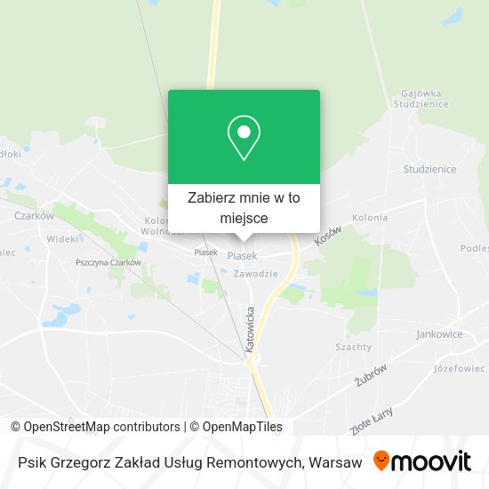 Mapa Psik Grzegorz Zakład Usług Remontowych