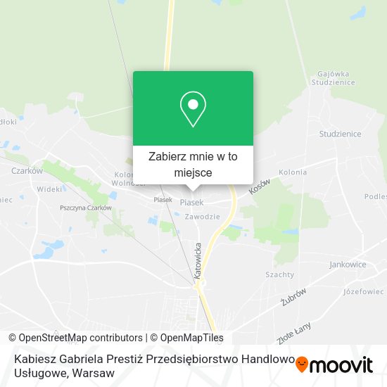 Mapa Kabiesz Gabriela Prestiż Przedsiębiorstwo Handlowo Usługowe