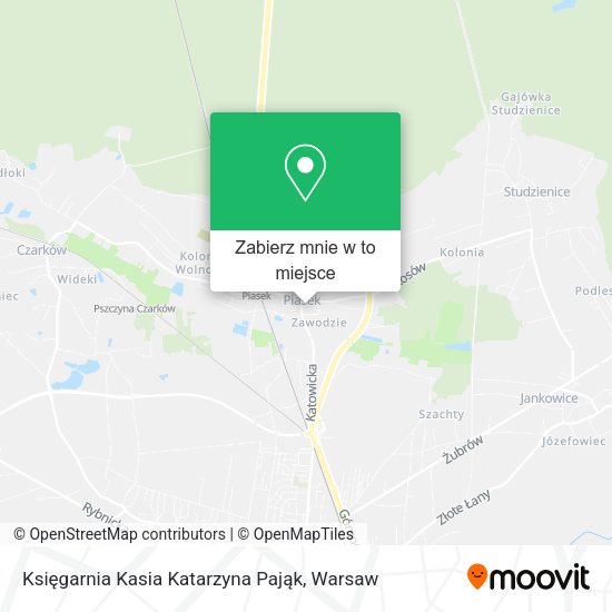 Mapa Księgarnia Kasia Katarzyna Pająk