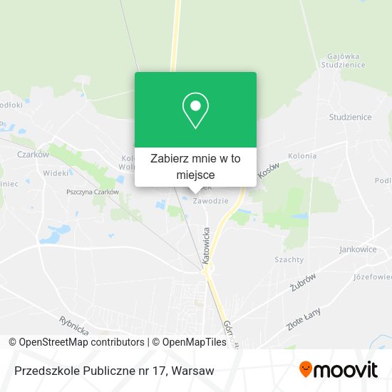 Mapa Przedszkole Publiczne nr 17