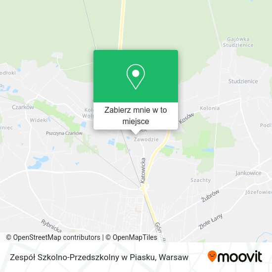 Mapa Zespół Szkolno-Przedszkolny w Piasku