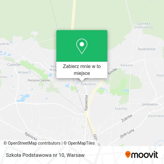 Mapa Szkoła Podstawowa nr 10