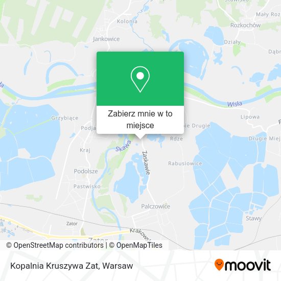 Mapa Kopalnia Kruszywa Zat