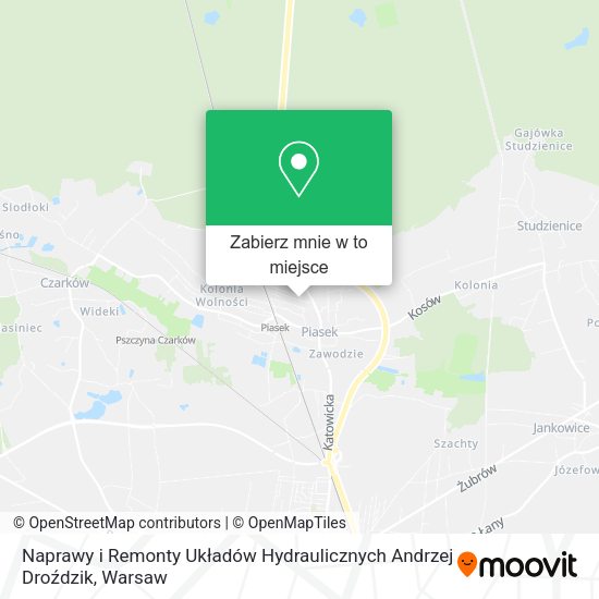 Mapa Naprawy i Remonty Układów Hydraulicznych Andrzej Droździk