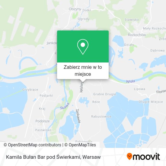 Mapa Kamila Bułan Bar pod Świerkami