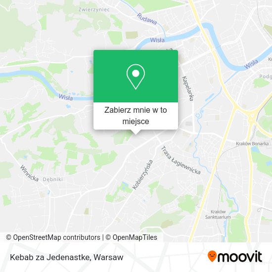 Mapa Kebab za Jedenastke