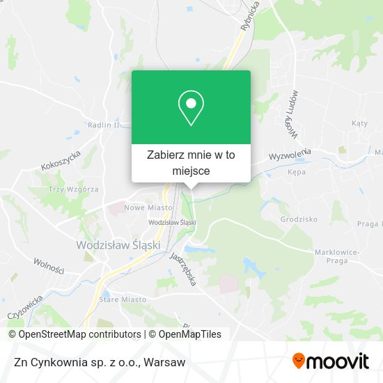 Mapa Zn Cynkownia sp. z o.o.