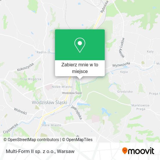 Mapa Multi-Form II sp. z o.o.