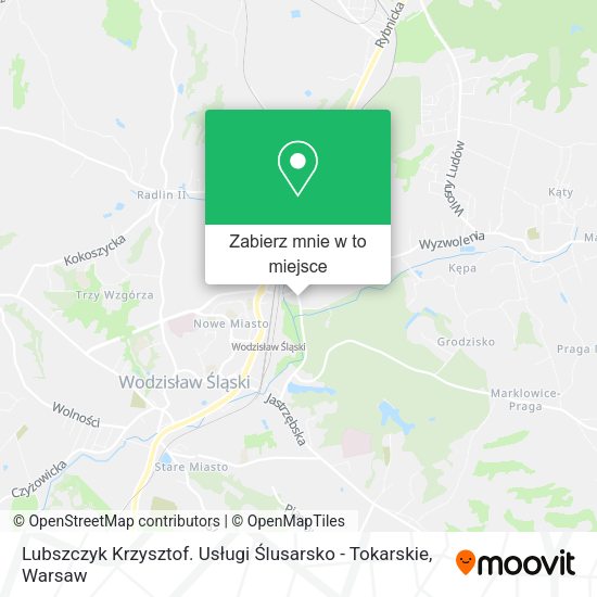 Mapa Lubszczyk Krzysztof. Usługi Ślusarsko - Tokarskie