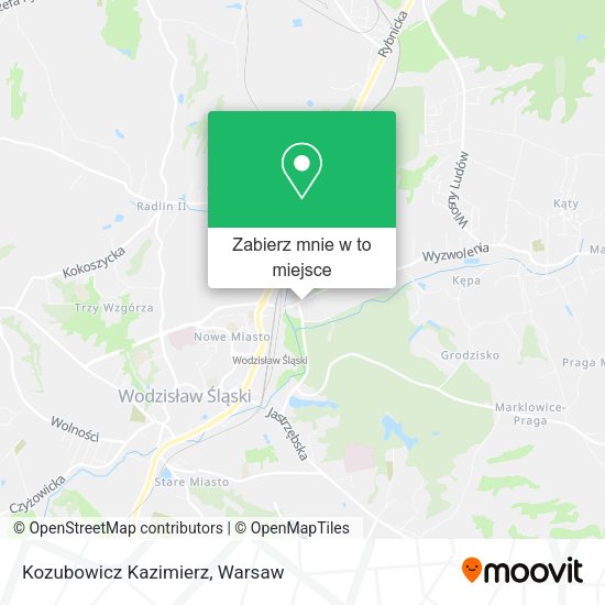 Mapa Kozubowicz Kazimierz