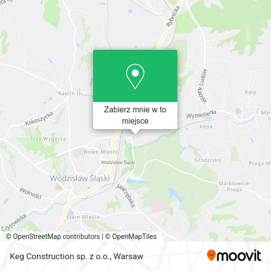 Mapa Keg Construction sp. z o.o.