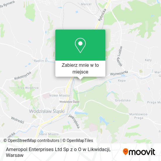 Mapa Ameropol Enterprises Ltd Sp z o O w Likwidacji