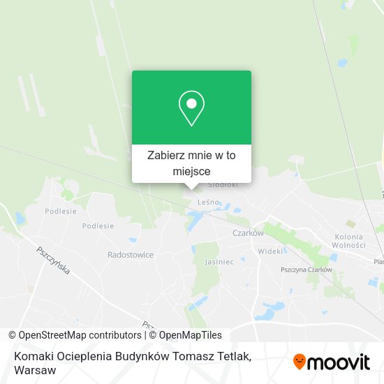 Mapa Komaki Ocieplenia Budynków Tomasz Tetlak