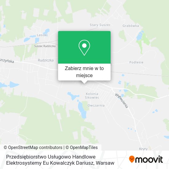 Mapa Przedsiębiorstwo Usługowo Handlowe Elektrosystemy Eu Kowalczyk Dariusz